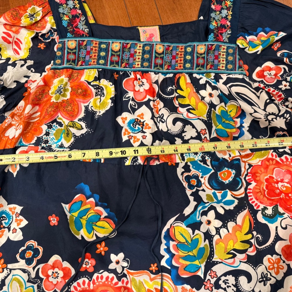 Johnny Was Vintage Babydoll Top - Picture 6 of 12